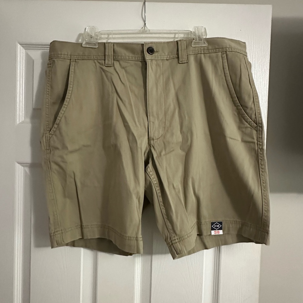 St. John's Bay Men's Khaki Flat Front Shorts